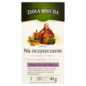 Big-Active Zioła Mnicha Na oczyszczanie Suplement diety Herbatka ziołowa 40 g (20 torebek)