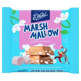 E. Wedel Czekolada mocno mleczna z piankami marshmallow 36 g