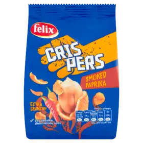 Felix Crispers Orzeszki ziemne smażone w skorupce o smaku paprykowym 125 g
