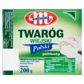 Mlekovita Twaróg wiejski Polski półtłusty 200 g