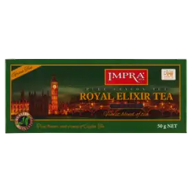 Impra Tea Royal Elixir Green Zielona ekspresowa herbata cejlońska 50 g (25 x 2 g)