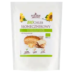 Polskie Młyny Bio chleb słonecznikowy ekologiczna mieszanka do domowego wypieku 500 g