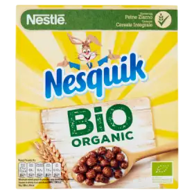 Nestlé Nesquik Bio Organic Płatki śniadaniowe 225 g