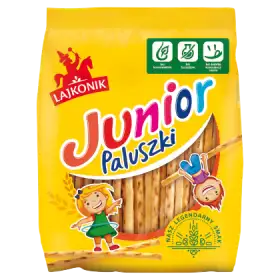 Lajkonik Junior Paluszki o smaku waniliowym 180 g