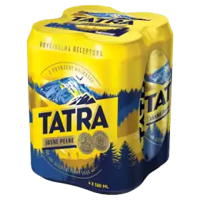 Tatra Piwo jasne pełne 4 x 500 ml