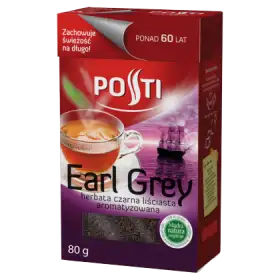 Posti Earl Grey Herbata czarna liściasta aromatyzowana 80 g