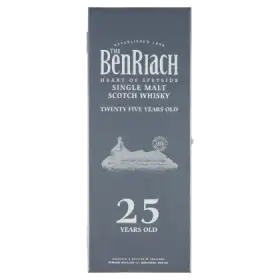 The BenRiach Twenty Five Years Old Single Malt Scotch Whisky 700 ml