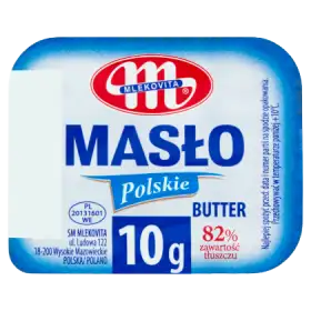 Mlekovita Masło Polskie 82% 10 g