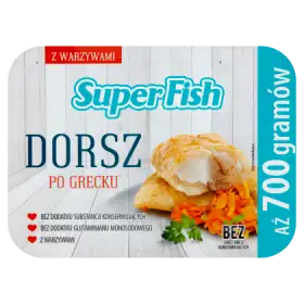 SuperFish Dorsz po grecku 700 g