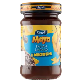 Stovit Maya Produkt owocowy banan z kakao i miodem 220 g