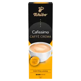 Tchibo Cafissimo Caffè Crema Fine Aroma Kawa palona mielona w kapsułkach 70 g (10 x 7 g)
