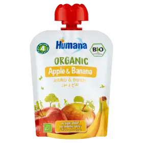Humana Organic Mus jabłko & banan po 4. miesiącu 90 g