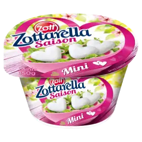 Zott Zottarella Minis Ser Mozzarella serduszka 150 g