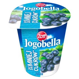 Zott Jogobella 30% mniej cukrów Jogurt owocowy 150 g