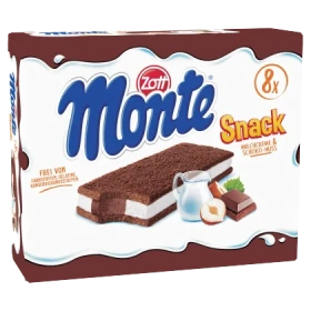 Zott Monte Snack Ciastko z kremem 232 g (8 x 29 g)