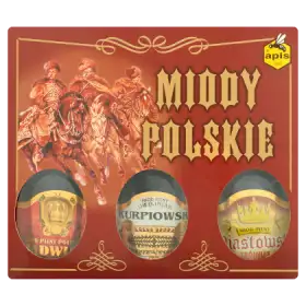 Apis Miody Polskie Zestaw miodów pitnych 3 x 250 ml