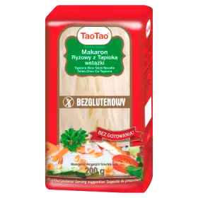 Tao Tao Makaron ryżowy z tapioką wstążki 200 g