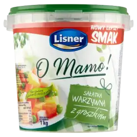 Lisner O Mamo! Sałatka warzywna z groszkiem 1 kg