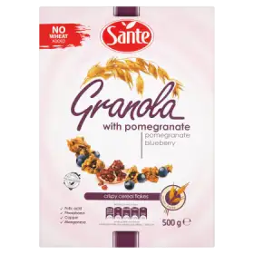 Sante Granola z granatem i jagodą 500 g