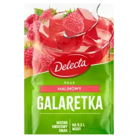 Delecta Galaretka smak malinowy 70 g