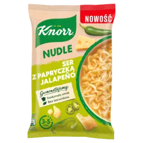 Knorr Nudle Zupa-danie ser z papryczką jalapeño 69 g