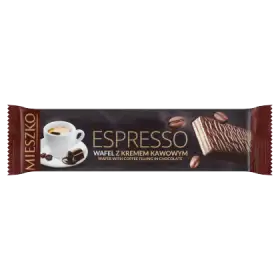 Mieszko Espresso Wafel z kremem kawowym 34 g