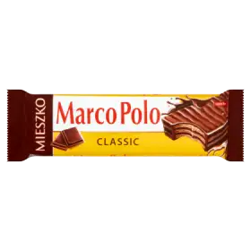 Mieszko Marco Polo Classic Wafelek przekładany kremem kakaowym w czekoladzie 34 g