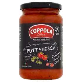 Coppola Puttanesca Sos pomidorowy z sardelą i oliwkami 350 g