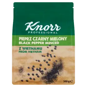 Knorr Professional Pieprz czarny mielony z Wietnamu 500 g