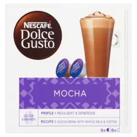 Nescafé Dolce Gusto Mocha Kawa w kapsułkach 216 g (8 x 15 g i 8 x 12 g)