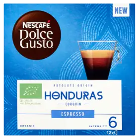 Nescafé Dolce Gusto Honduras Corquin Espresso Kawa w kapsułkach 72 g (12 x 6 g)
