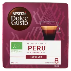 Nescafé Dolce Gusto Peru Cajamarca Espresso Kawa w kapsułkach 84 g (12 x 7 g)