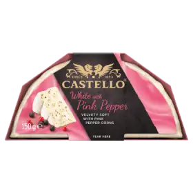 Castello White with Pink Pepper Ser pleśniowy 150 g