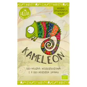 Helpa Kameleon Bio kaszka wielozbożowa 300 g i Bio różdżki smaku 16 g (8 x 2 g)