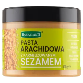 Bakalland Pasta arachidowa z karmelizowanym sezamem 350 g