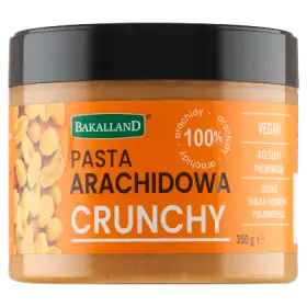 Bakalland Pasta arachidowa crunchy 350 g