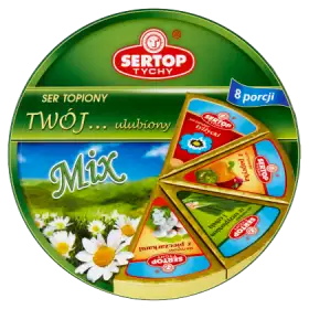 Sertop Tychy Twój... ulubiony Mix Ser topiony 140 g (8 x 17,5 g )