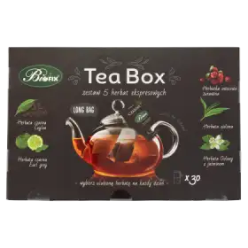 Bifix Tea Box Zestaw 5 herbat ekspresowych 105 g (30 x 3,5 g)