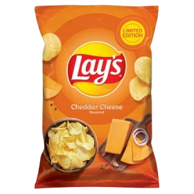 Lay's Chipsy ziemniaczane o smaku sera cheddar 140 g