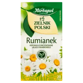Herbapol Zielnik Polski Herbatka ziołowa rumianek 30 g (20 x 1,5 g)