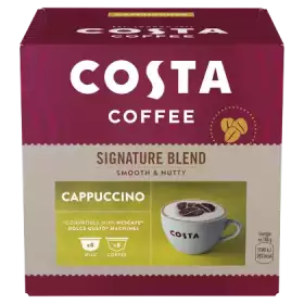COSTA COFFEE Signature Blend Cappuccino Kawa w kapsułkach 146,4 g (8 x 7,6 g i 8 x 10,7 g)