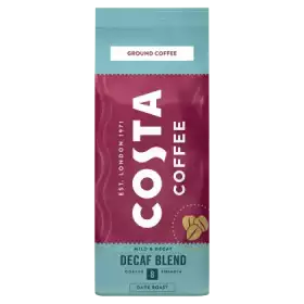 COSTA COFFEE The Decaf Blend Dark Roast Kawa palona bezkofeinowa mielona 200 g
