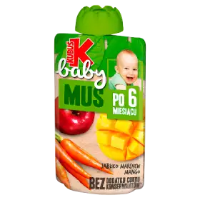 Kubuś Baby Mus po 6 miesiącu jabłko marchew mango 100 g
