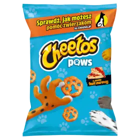 Cheetos Paws Chrupki kukurydziane o smaku tost serowy 85 g