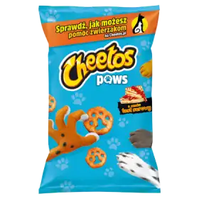 Cheetos Paws Chrupki kukurydziane o smaku tost serowy 145 g