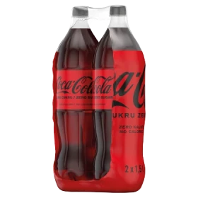 Coca-Cola zero Napój gazowany 2 x 1,5 l