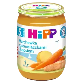 HiPP Marchewka z ziemniaczkami i łososiem po 5. miesiącu 190 g