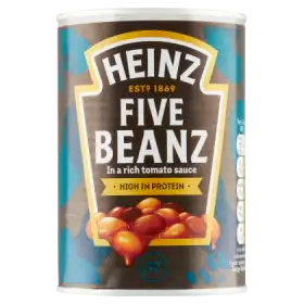 Heinz 5 rodzajów fasoli w sosie pomidorowym 415 g