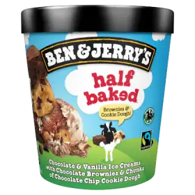 Ben & Jerry's Half Baked Brownies & Cookie Dough Lody 465 ml