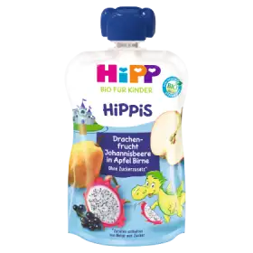 HiPP BIO HiPPiS Mus owocowy po 1. roku jabłka-gruszki-pitaja-porzeczki 100 g
